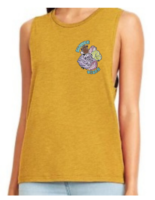Camisole femme festival muscle summer vibes