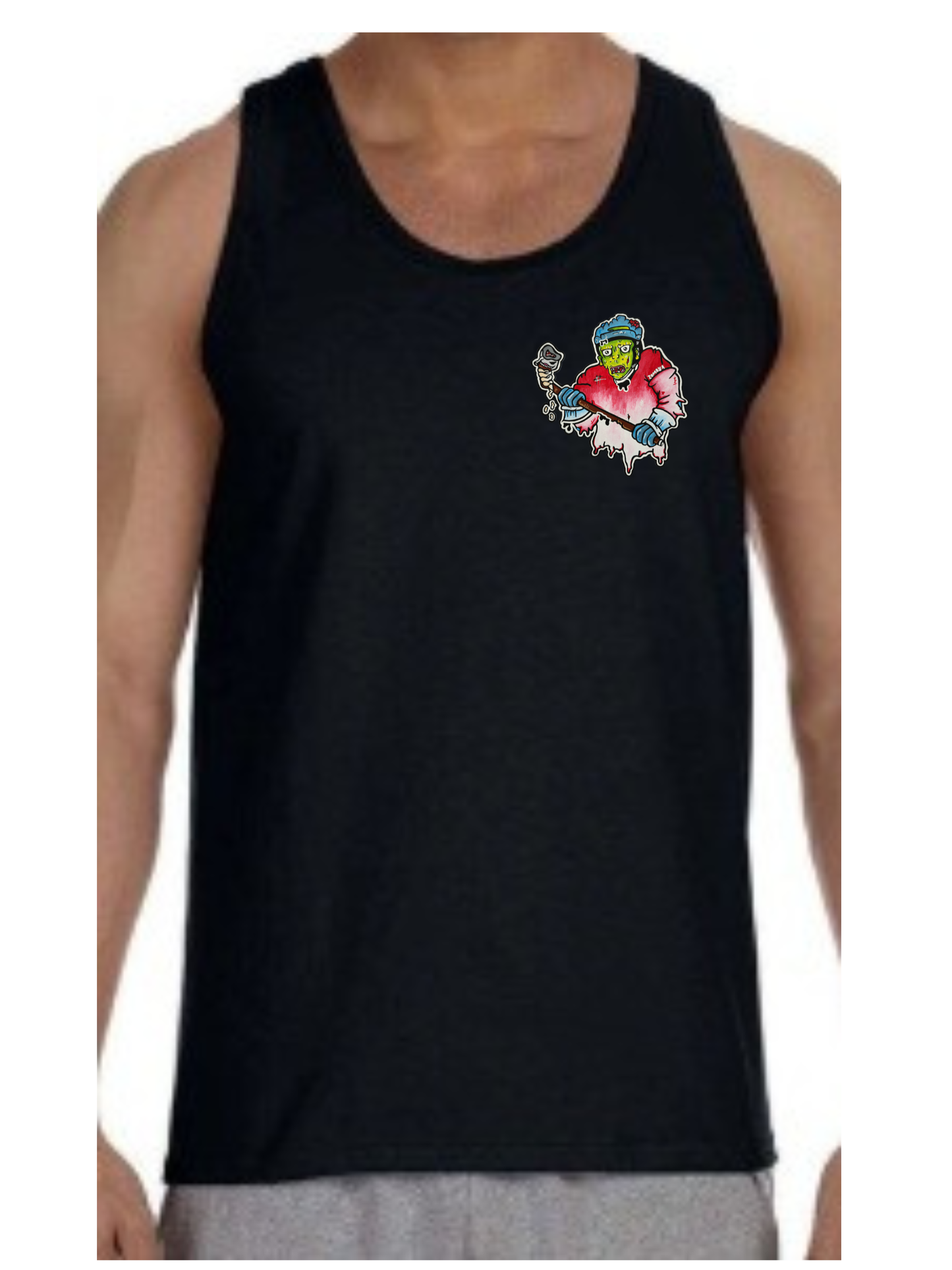 Camisole homme Joueur zombie hockey