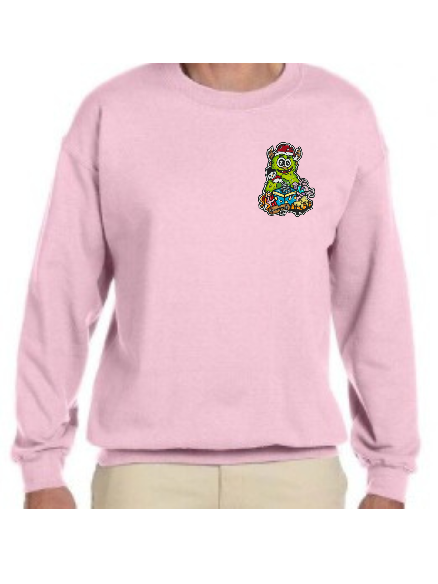 Crewneck Monstre vert Noël