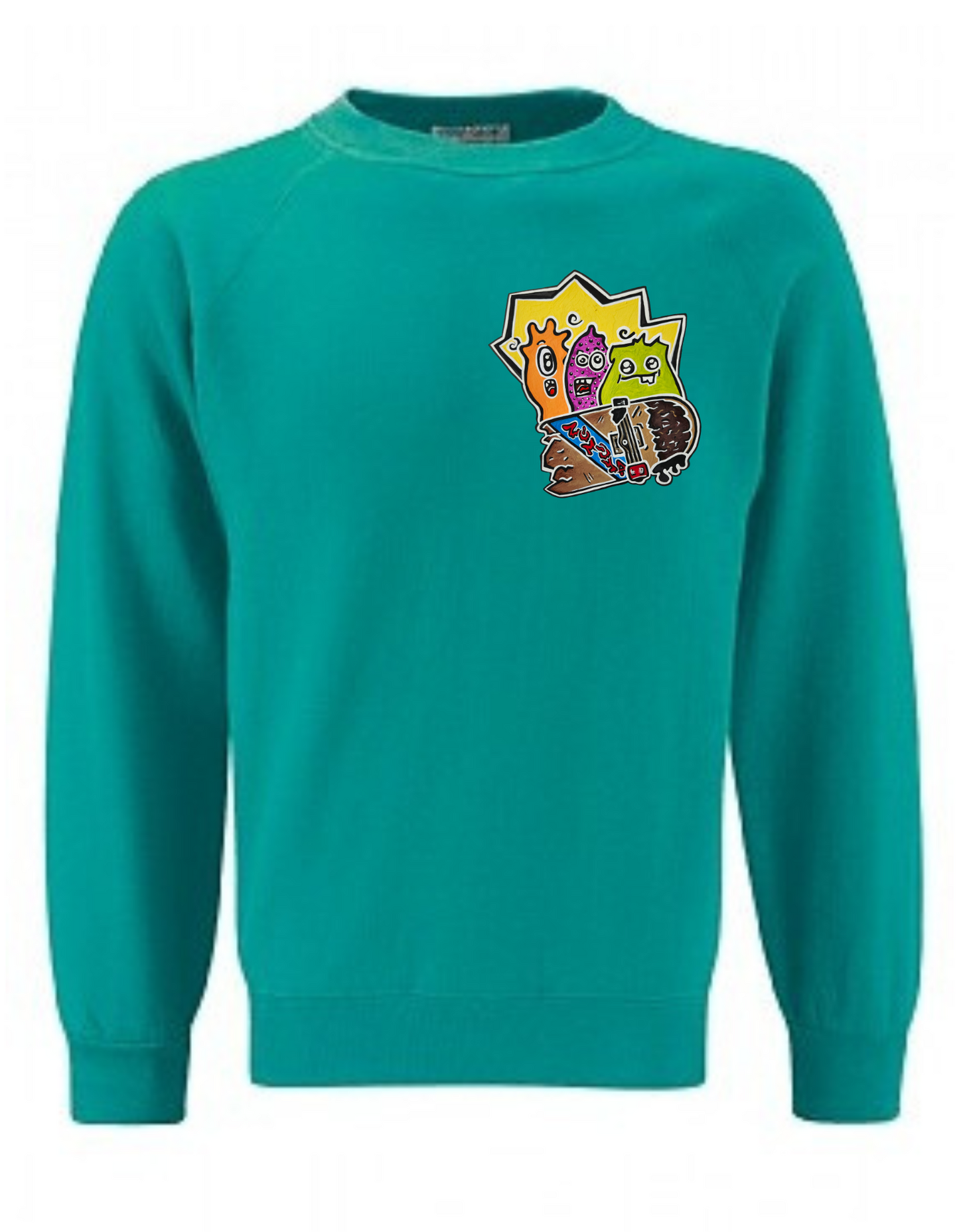 Crewneck monstre good vibe