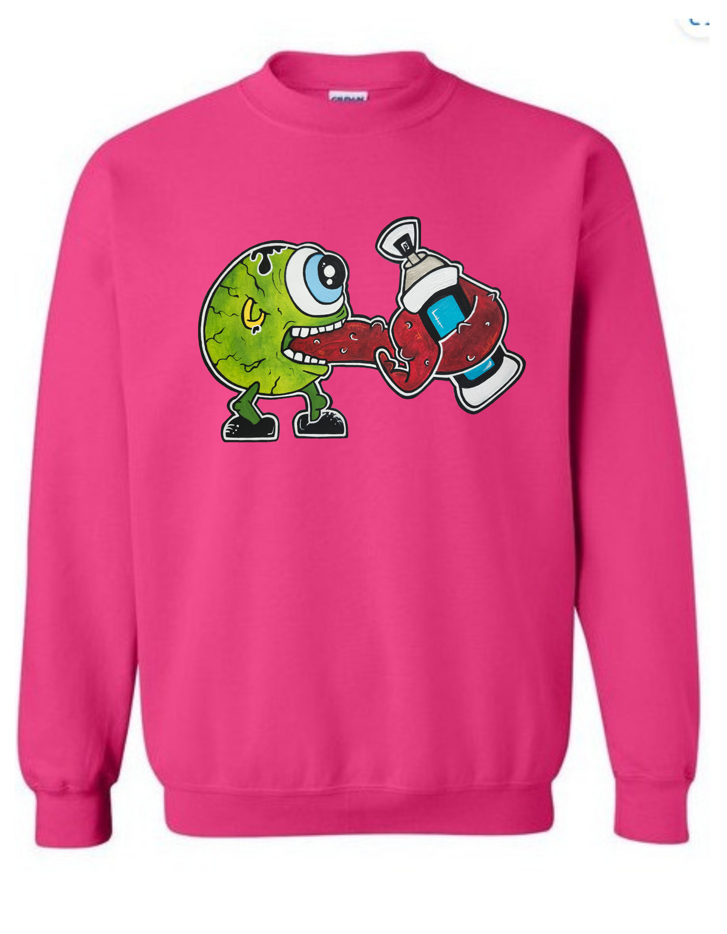 Crewneck monstre oeil vert