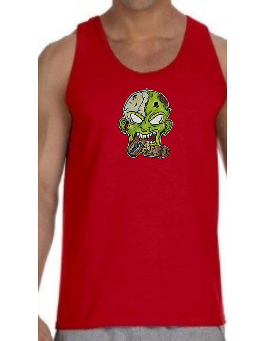 Camisole homme Zombie mange skate