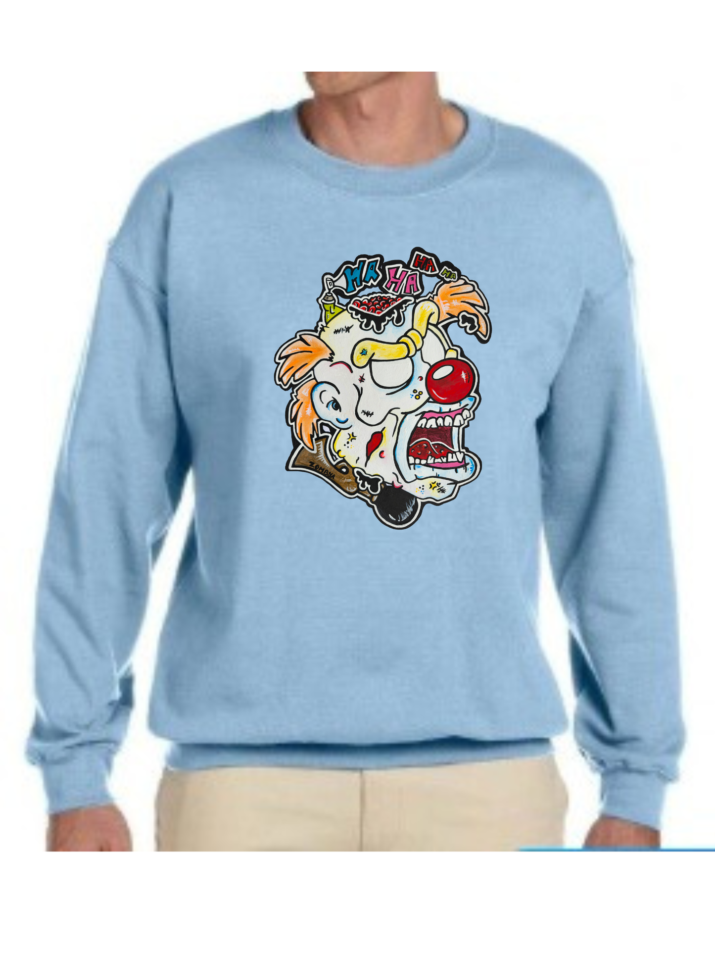 Crewneck Zombie clown
