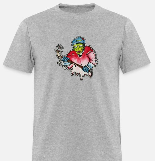 T-shirt enfant Joueur zombie hockey
