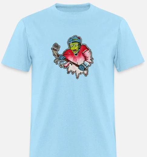T-shirt enfant Joueur zombie hockey