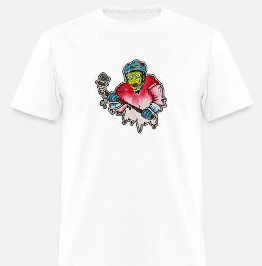 T-shirt pour tout-petits Joueur zombie hockey