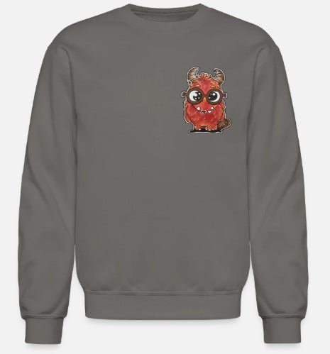 Crewneck enfant Monstre rouge