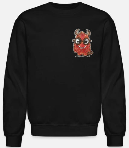 Crewneck enfant Monstre rouge