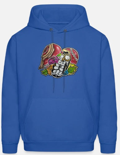 Hoodies enfant Coeur grenade