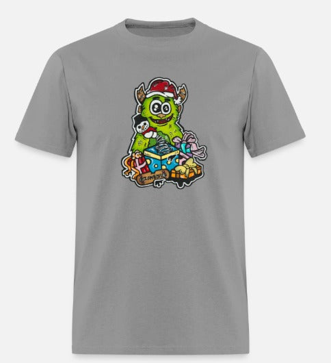 T-shirt enfant Monstre vert Noël