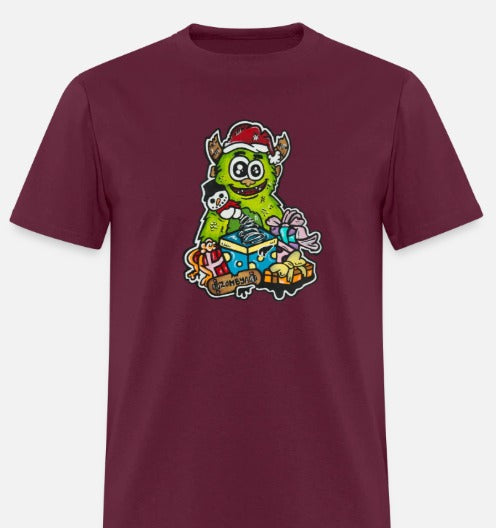 T-shirt Monstre vert Noël