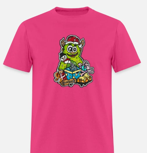 T-shirt Monstre vert Noël
