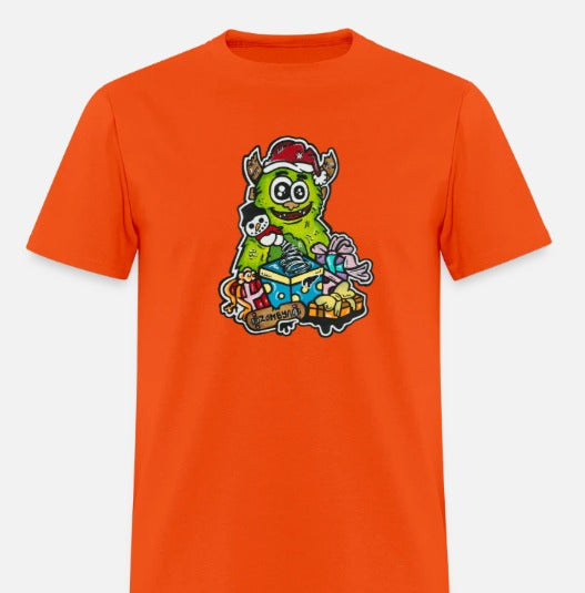 T-shirt Monstre vert Noël
