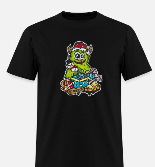 T-shirt enfant Monstre vert Noël