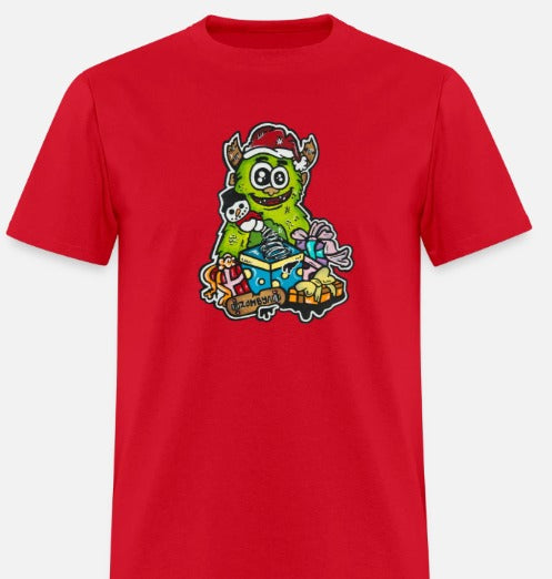 T-shirt pour tout-petits Monstre vert Noël