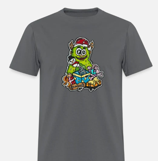 T-shirt Monstre vert Noël