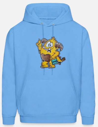 Hoodies enfant monstre jaune
