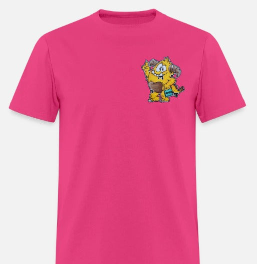 T-shirt enfant monstre jaune