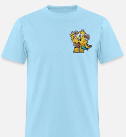 T-shirt enfant monstre jaune