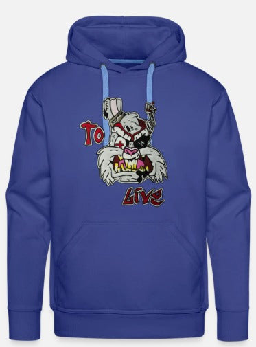 Hoodies lapin to live