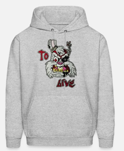 Hoodies lapin to live