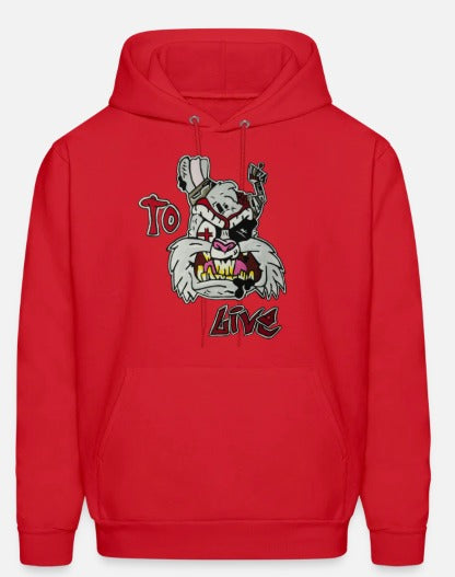 Hoodies lapin to live