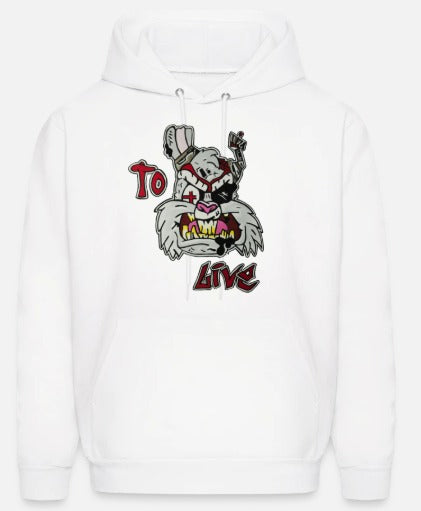 Hoodies lapin to live