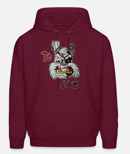 Hoodies lapin to live