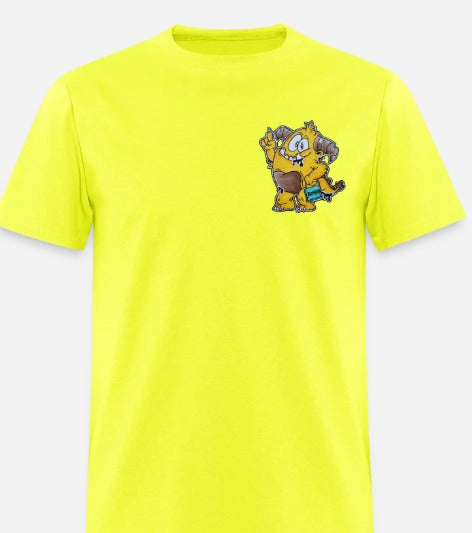 T-shirt Monstre jaune