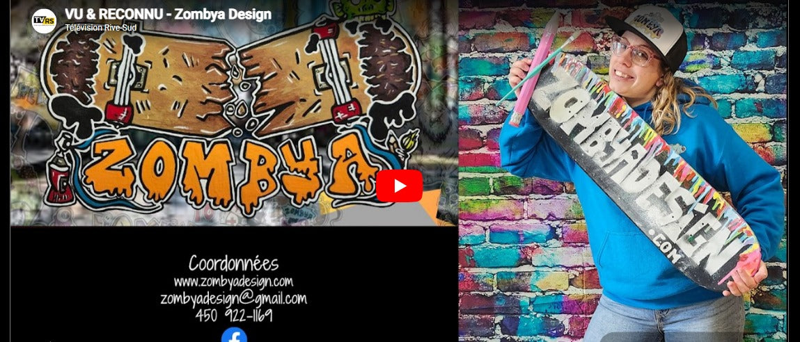 Charger la vidéo : Encourager l'achat local, c'est choisir des créations uniques, faites avec passion.Chez Zombya Design, chaque pièce est pensée et réalisée avec soin, pour offrir un style qui se démarque vriament. Derrière chaque produit, il y a une idée, une énergie et une volonté de créer quelque chose de différent pour ceux qui osent s'afficher tels qu'ils sont