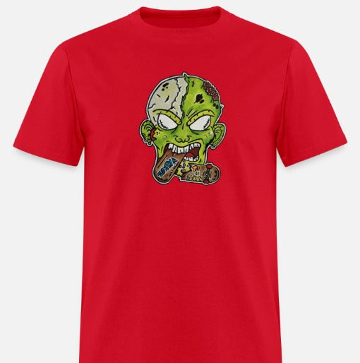 T-shirt pour tout-petits Zombie mange skate