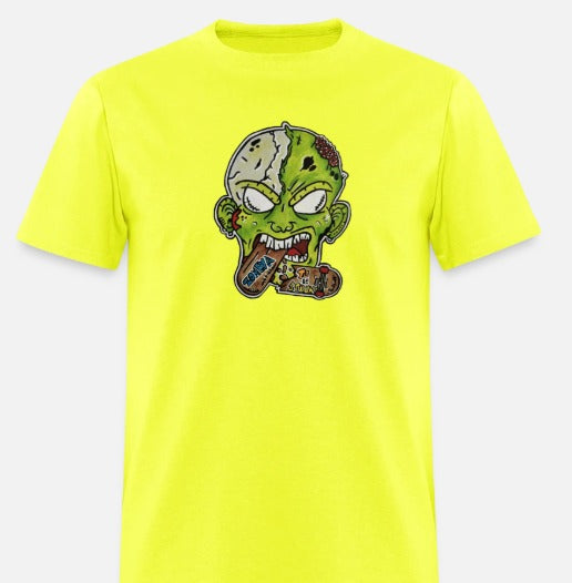 T-shirt Zombie mange skate