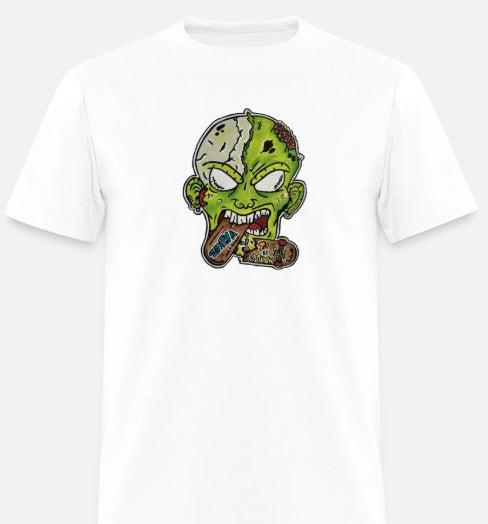 T-shirt pour tout-petits Zombie mange skate
