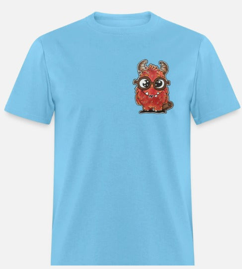 T-shirt pour tout-petits monstre rouge