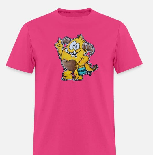 T-shirt enfant Monstre jaune