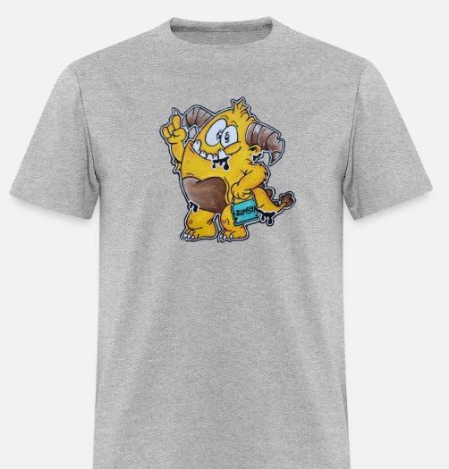T-shirt Monstre jaune