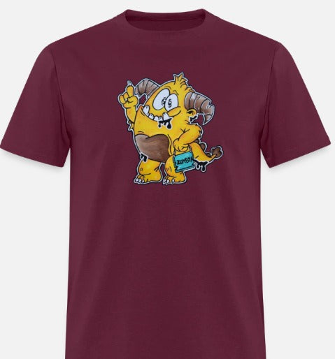 T-shirt enfant Monstre jaune
