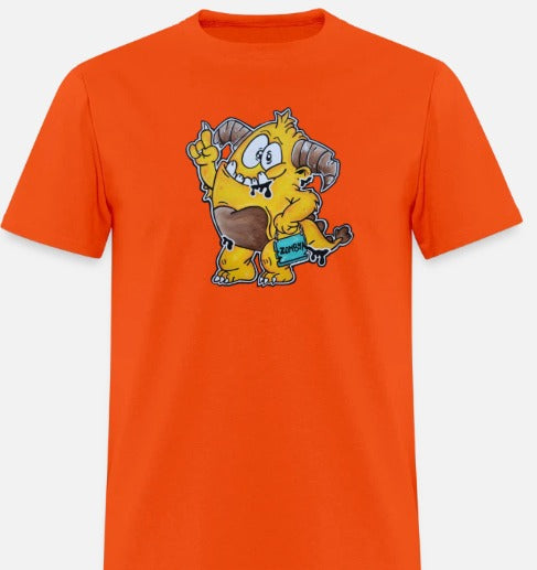 T-shirt enfant Monstre jaune
