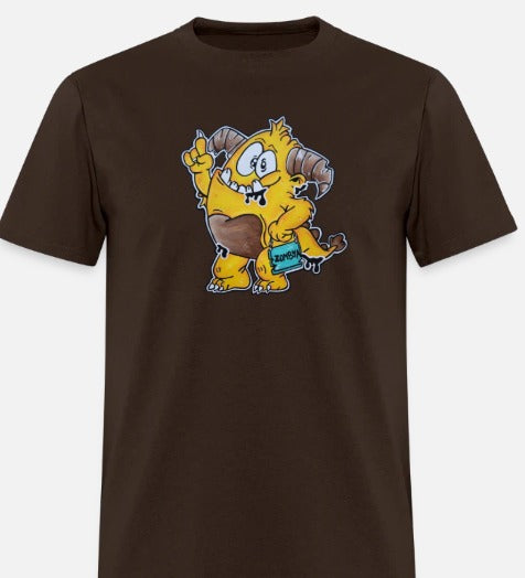 T-shirt Monstre jaune