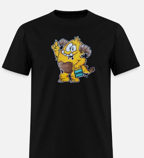 T-shirt Monstre jaune