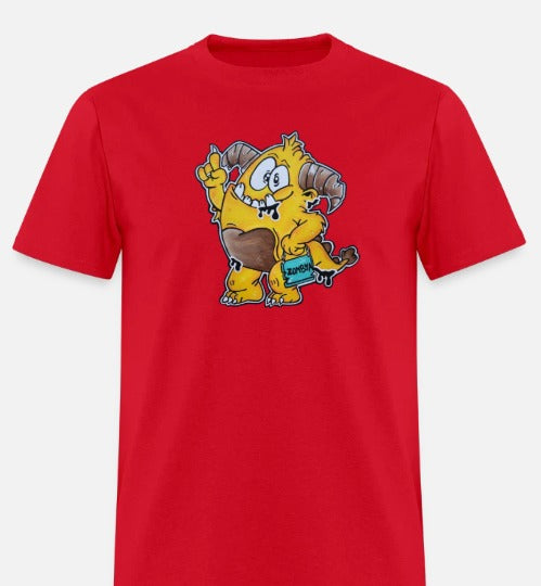 T-shirt enfant Monstre jaune