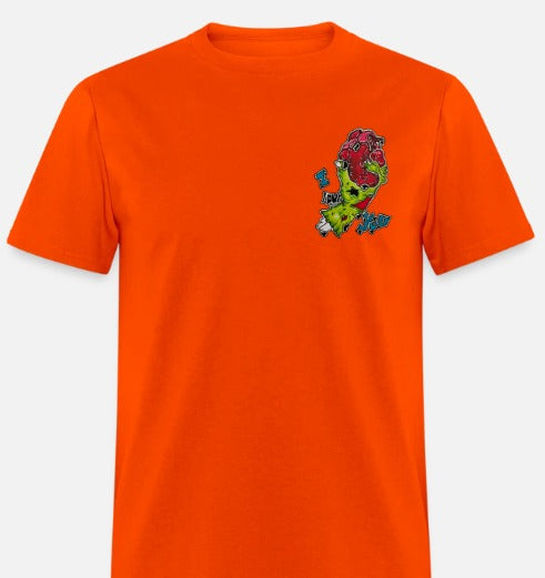 T-shirt main de zombie coeur