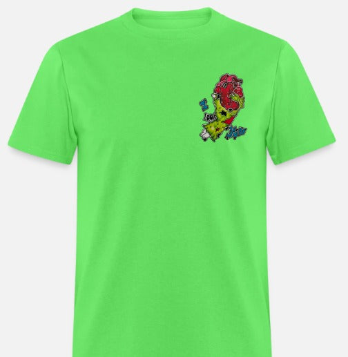 T-shirt main de zombie coeur