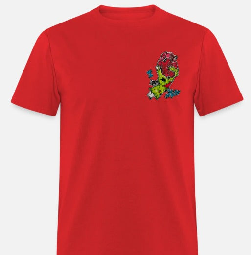 T-shirt main de zombie coeur