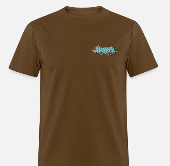 T-shirt zombya  design planche a roulette