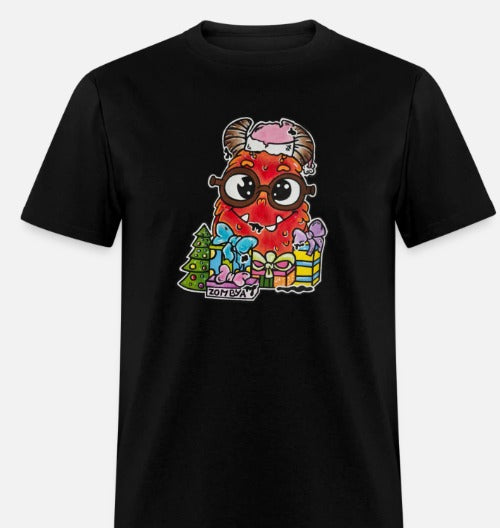 T-shirt pour les touts-petits monstre rouge noël