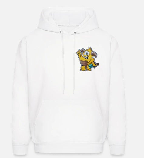Hoodies enfant monstre jaune