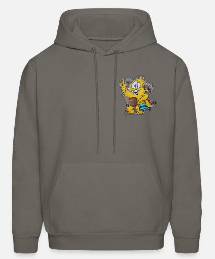 Hoodies enfant monstre jaune