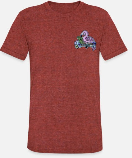 T-shirt flamant rose