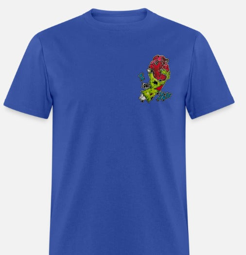 T-shirt main de zombie coeur